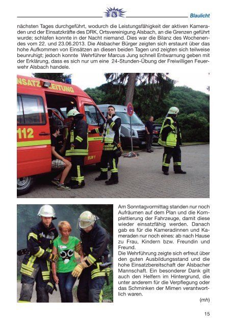 November 2013 - Freiwillige Feuerwehr Alsbach