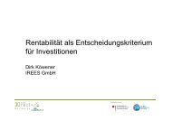 RentabilitÃ¤t als Entscheidungskriterium fÃ¼r ... - RETS Project