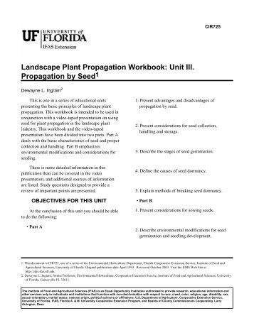 Landscape Plant Propagation Workbook - Polk County Extension ...