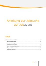 Anleitung zur Jobsuche Auf Jobagent - Jobagent.ch