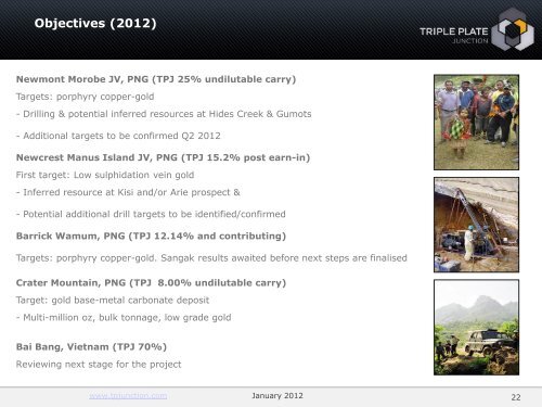 Triple Plate Junction One2One Presentation - Proactive Investors