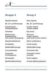 Gruppe 4 Group 4 - Otto Heuss Orgelteile