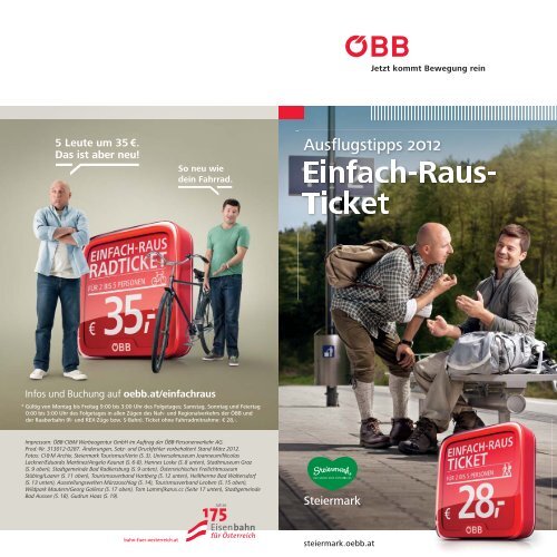 Einfach-Raus- Ticket - Österreichische Bundesbahnen ÖBB