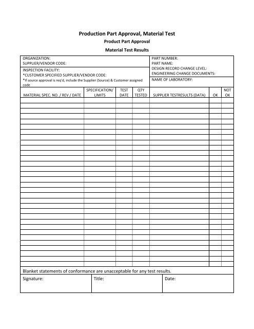 GLOBAL SUPPLIER QUALITY MANUAL - Sloan Valve Company