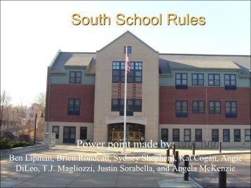 South School Rules PowerPoint.pdf - Stoneham Public Schools