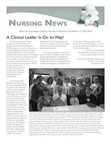 A Clinical Ladder Is On Its Way! - Mission Health