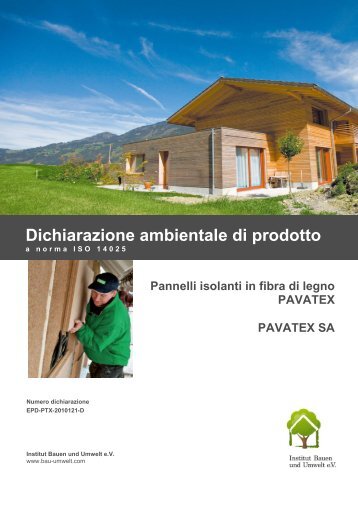 Dichiarazione ambientale di prodotto - Naturalia Bau