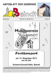 Amtsblatt vom 13.12.2013 - Baindt