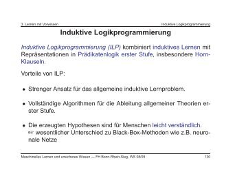 Induktive Logikprogrammierung