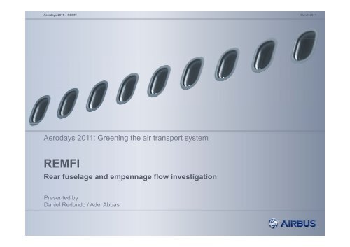 Aerodays 2011 - Transport Research & Innovation Portal