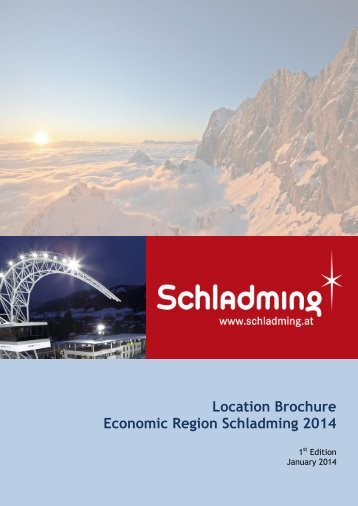 Location Brochure Economic Region Schladming 2014