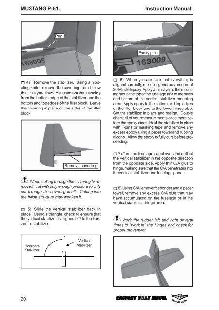 Download Seagull Mustang Instruction Manual - Green Hobby ...