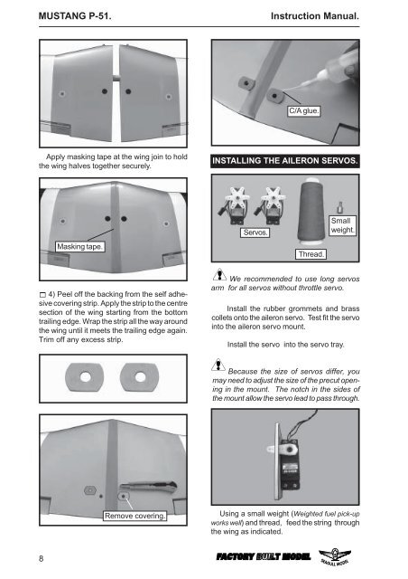 Download Seagull Mustang Instruction Manual - Green Hobby ...