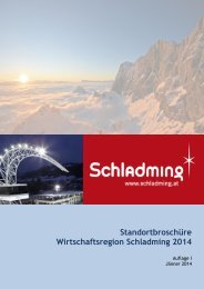 Standortbroschüre Wirtschaftsregion Schladming 2014