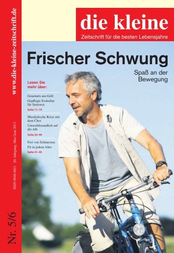 Die aktuelle Ausgabe Mai / Juni 2013 hier als Download (pdf).