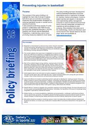 Policy briefing 16 Preventing injuries in basketball.pub - EuroSafe