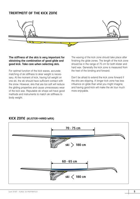 Swix Glide Wax Chart