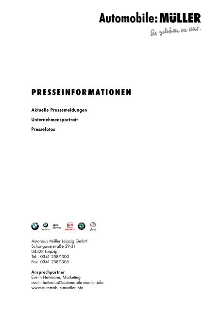 Pressematerial (PDF, ca. 1 MB) - Automobile MÃƒÂ¼ller