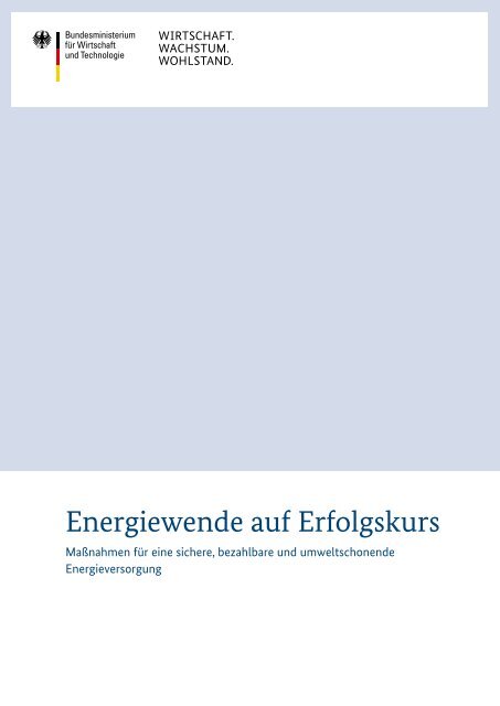 Energiewende auf Erfolgskurs