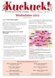 Mediadaten 2012 - Kuckuck