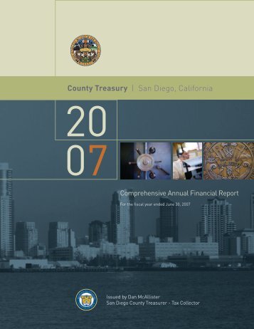 County Treasury - County of San Diego Treasurer - Tax Collector