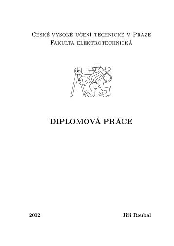 DIPLOMOVÃ PRÃCE