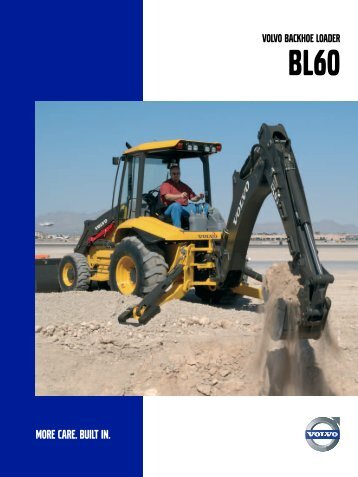 BL60 Product Brochure - Volvo Construction Equipment