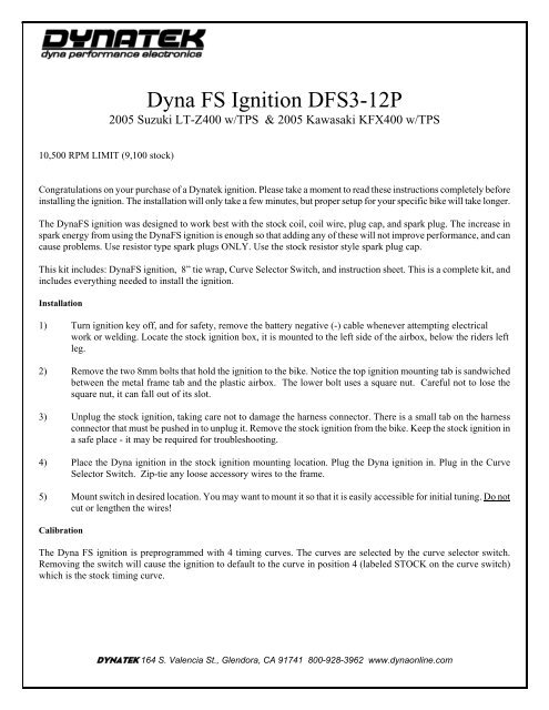 Dyna Coil Wiring Diagram For Suzuki - Wiring Schema Collection