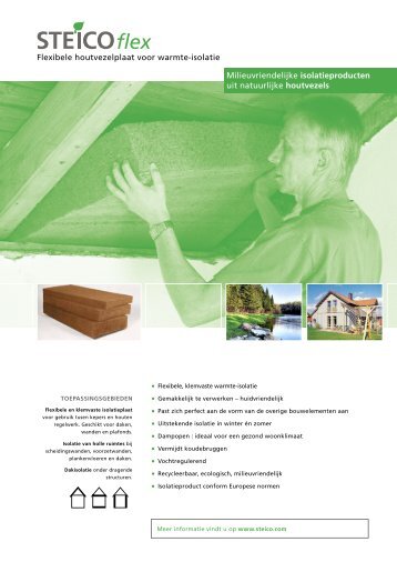 Flexibele houtvezelplaat voor warmte-isolatie ... - Steico