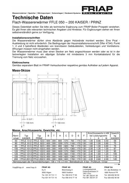 FFLE 50-200 - Friap AG