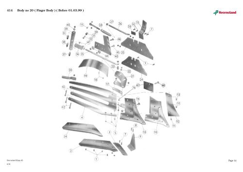 Spare Parts List Model VD Mounted plough - Hjallerup ...