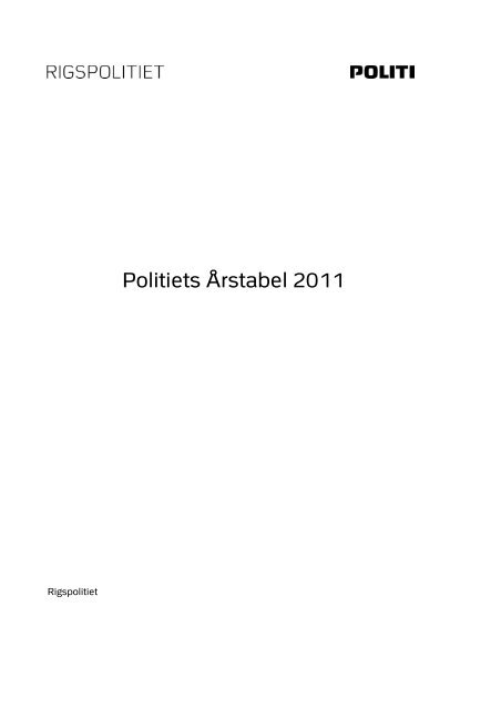 Politiets Ã¥rstabel 2011 (1105.73K)