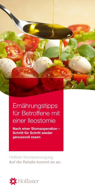 ErnÃ¤hrungshinweise Ileostomie - Hollister Incorporated