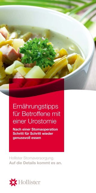 ErnÃ¤hrungshinweise Urostomie - Hollister Incorporated