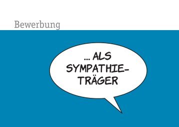 Bewerbung … als SympatHieträger