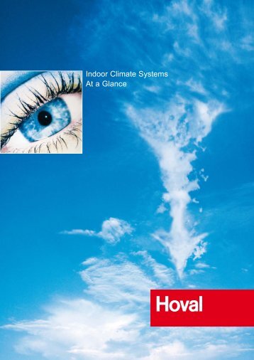 Indoor Climate Systems At a Glance - Hoval