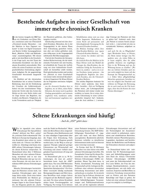 Berline Behindertenzeitung - HSP-Selbsthilfegruppe Deutschland EV