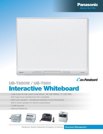 Interactive Whiteboard - Panasonic