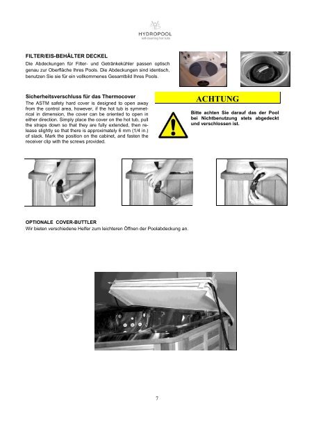 Bedienungsanleitung Deut 01 2012 - Hydropool-Whirlpools.de