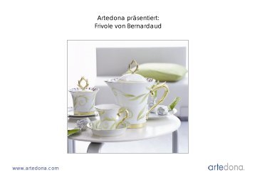 Geschirr Frivole von Bernardaud - Artedona