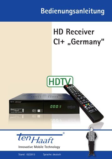 HD Receiver CI+ „Germany“ - ten Haaft GmbH