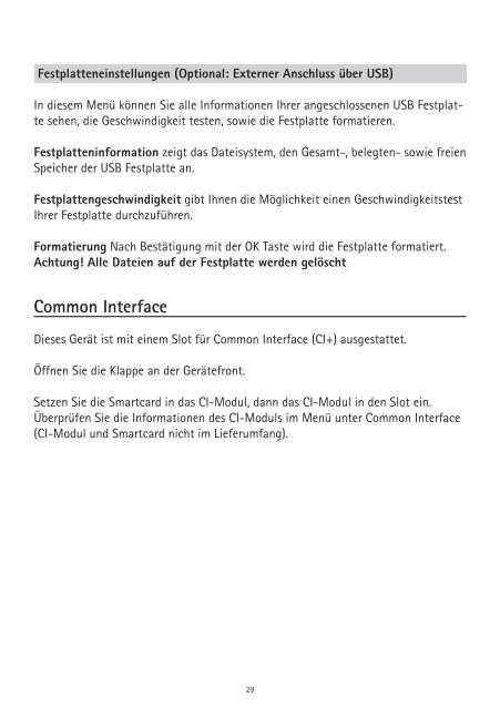 HD Receiver CI+ „Germany“ - ten Haaft GmbH