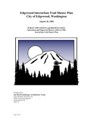 Project Intro, Goals, Process and Schedule - City of Edgewood