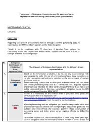 (Central Purchasing Bodies) in Europe - Public Procurement Network