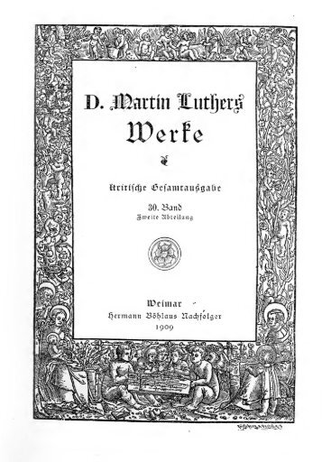 Schriften 1529 / 30 - Maarten Luther