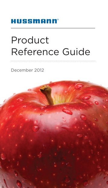 Product Reference Guide - Hussmann