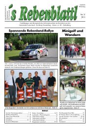 Rebenblatt`l Sommerausagbe 2011 - Gemeinde Eichberg ...