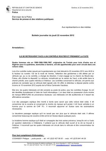 [PDF] POLICE GENEVE - Romandie.com