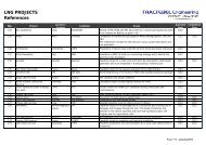 LNG Terminal References by Tractebel Engineering