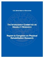 Interagency Committee on Disability Research - American Academy ...